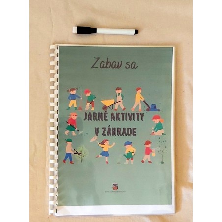 Zabav sa ... Jarné práce v záhrade A4   Učenie zabavou