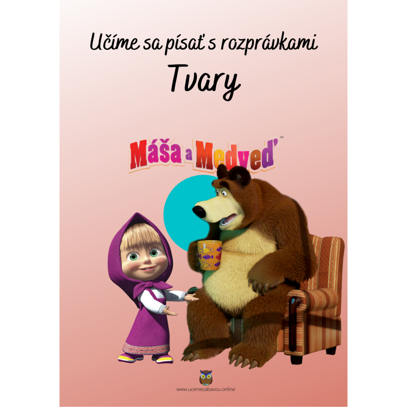 Máša a medveď PDF Učenie zábavou