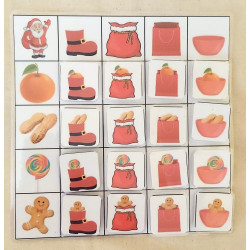 4 x 4 Mikuláš - Logická mriežka