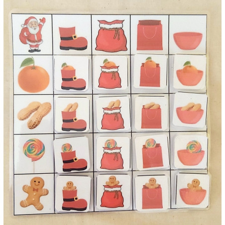 4 x 4 Mikuláš - Logická mriežka