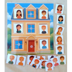 8 okien Deti - Predložkový domček