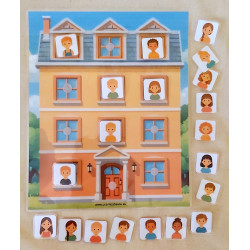 11 okien Deti - Predložkový domček