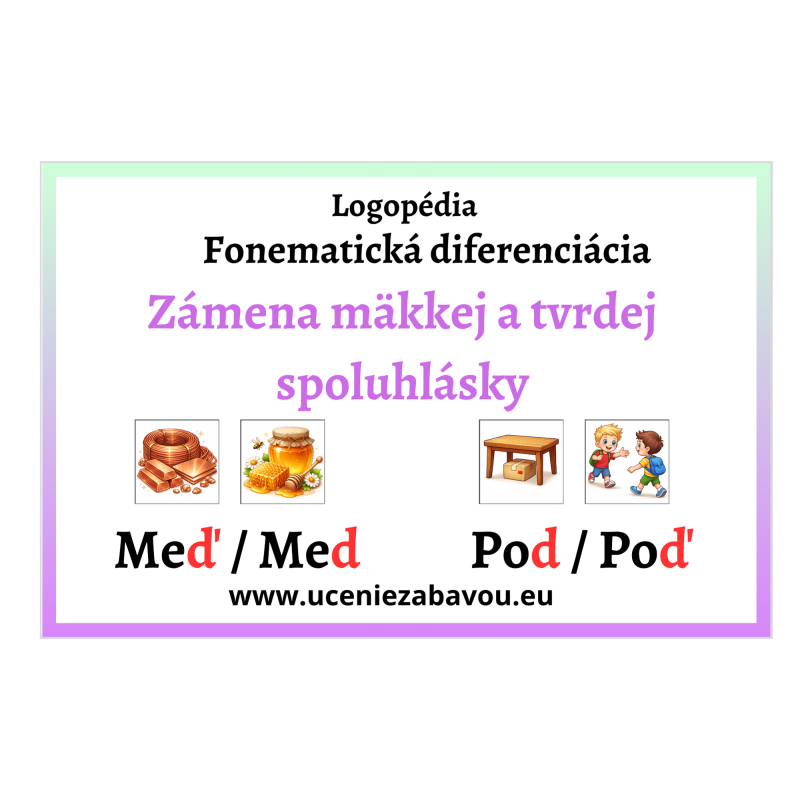 Zámena mäkkej a tvrdej spoluhlásky