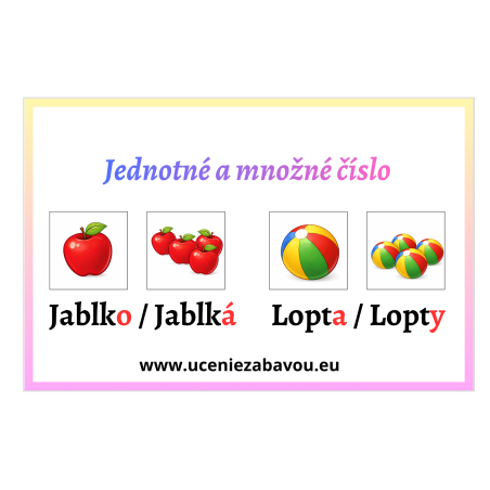Jednotné a množné číslo