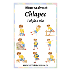 Učíme sa slovesá Chlapec - Pohyb a telo