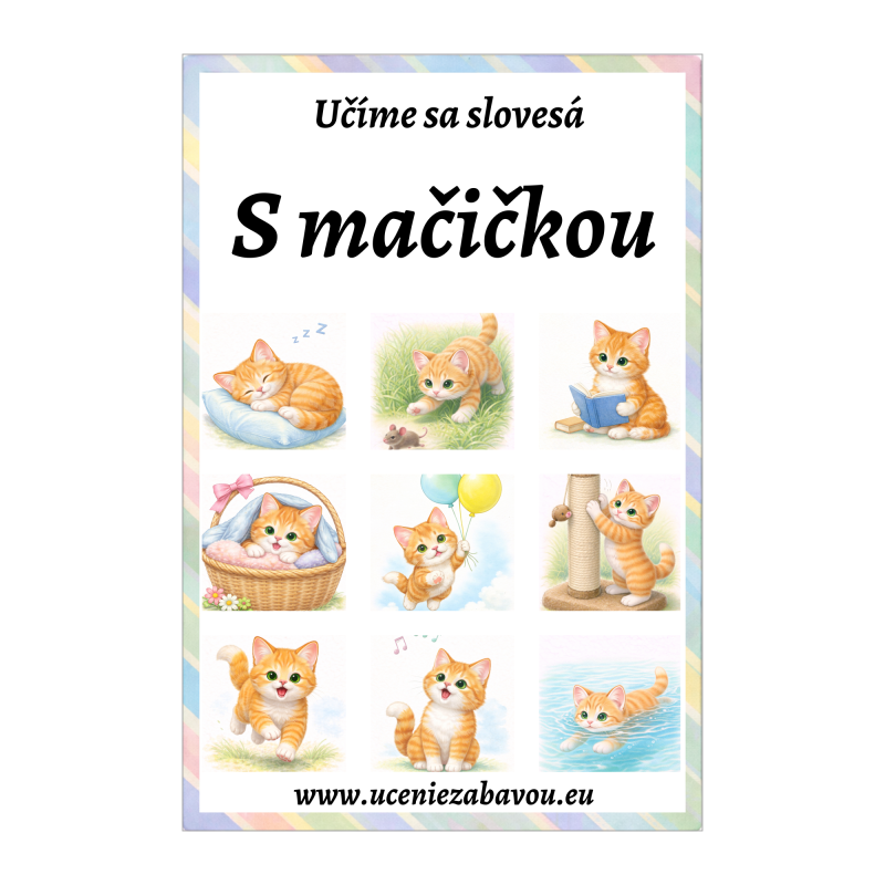 Učíme sa slovesá s mačičkou 2