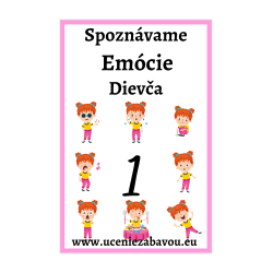 Spoznávame Emócie - Dievča 1  Učenie zábavou