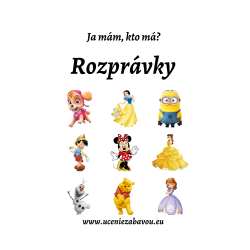 Ja mám, kto má? Rozprávky Učenie zábavou