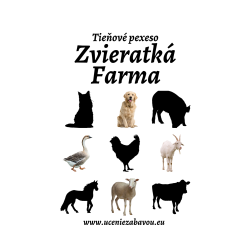 Tieňové pexeso: Zvieratká Farma  Učenie zábavou