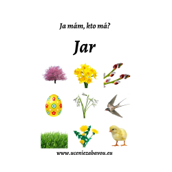 Ja mám, kto má? Jar  Učenie zábavou