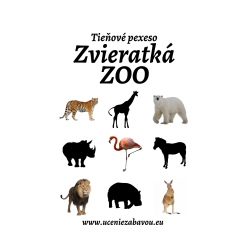 Tieňové pexeso: Zvieratá ZOO   Učenie zábavou