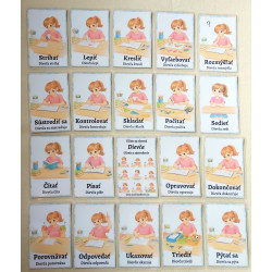 Učíme sa slovesá Dievča - Učenie a sústredenie