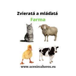 Zvieratá a mláďatá: Farma   Učenie zábavou