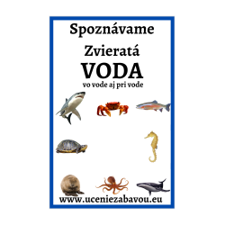 Spoznávame zvieratá Voda | Učenie zábavou
