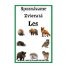 Spoznávame zvieratá Les | Učenie zábavou