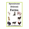 Spoznávame zvieratá Farma   Učenie zábavou