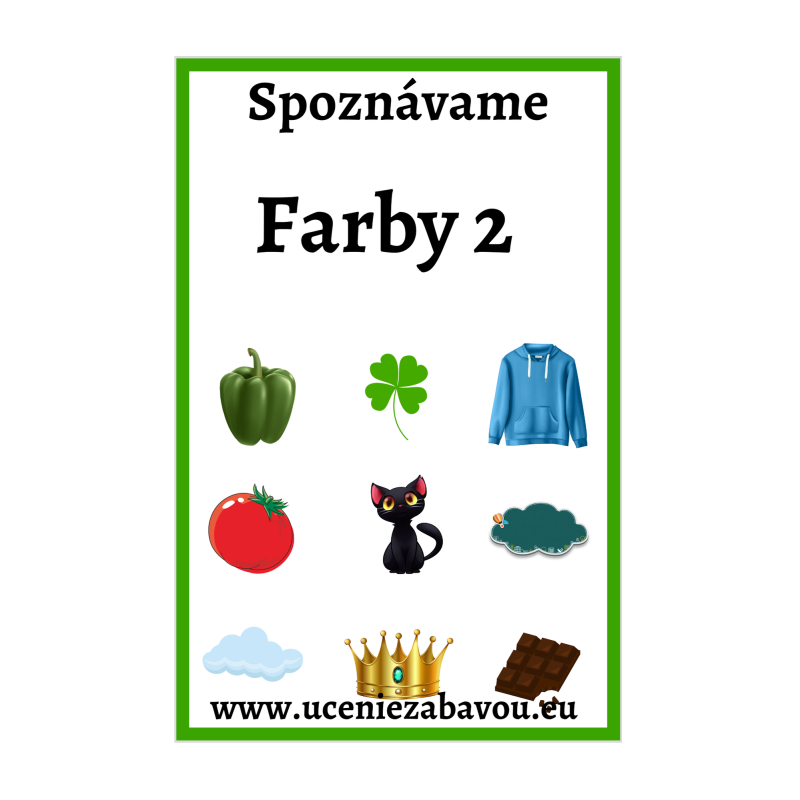 Spoznávame Farby 2 Učenie zábavou