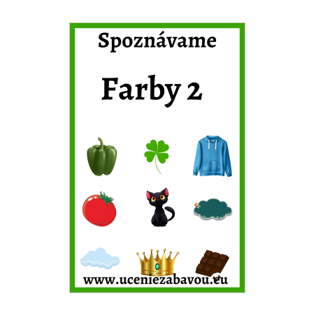 Spoznávame Farby 2 Učenie zábavou
