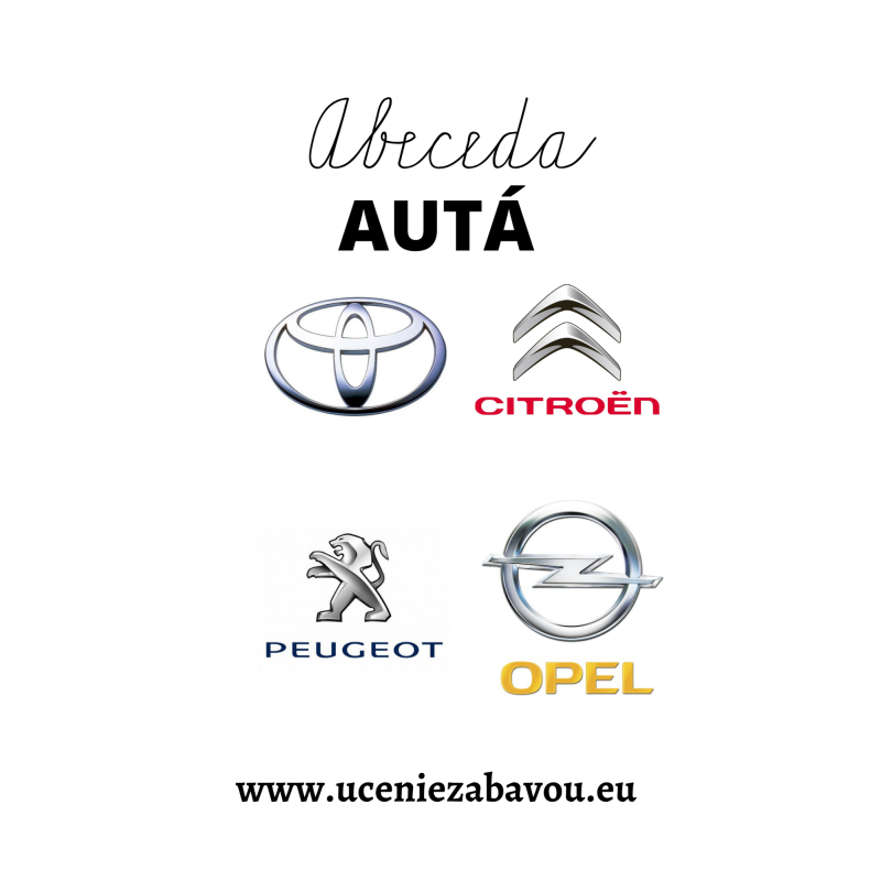 Abeceda Autá    Učenie zábavou