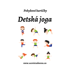 Pohybové kartičky Detská joga  Učenie zábavou