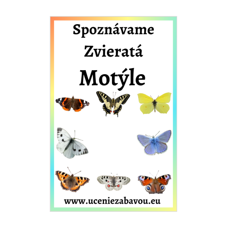 Spoznávame zvieratá Motýle | Učenie zábavou