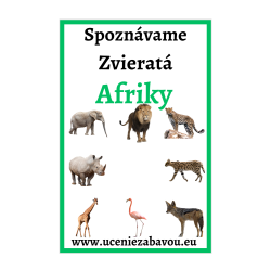 Spoznávame zvieratá Afrika  Učenie zábavou