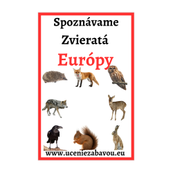 Spoznávame zvieratá Európa  Učenie zábavou