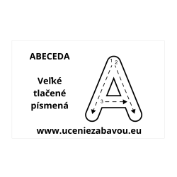 Abeceda - Veľké tlačené písmená