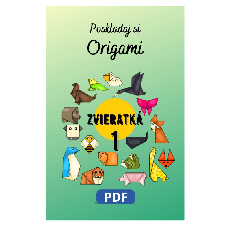 Poskladaj si origami Zvieratká 1  Učenie zábavou