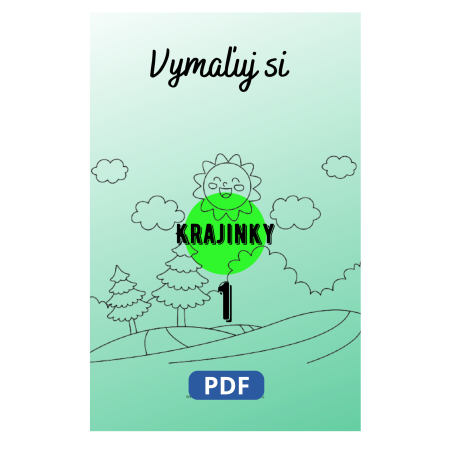 Vymaľuj si Krajinky – PDF maľovanka pre deti aj dospelých | Učenie zábavou