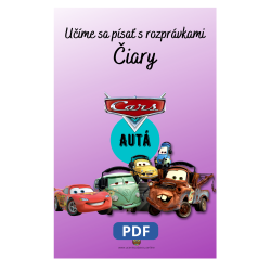 Učíme sa kresliť čiary s rozprávkou Autá – Pracovný zošit pre deti | Učenie zábavou