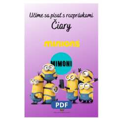 Učíme sa kresliť čiary s Mimoni – Pracovný zošit pre deti | Učenie zábavou