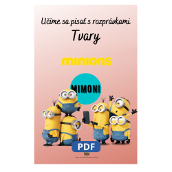 Učíme sa písať tvary s rozprávkami Mimoni – Pracovný zošit pre deti | Učenie zábavou