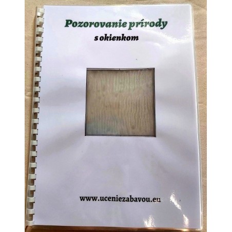 Pozorovanie prírody s okienkom A4   Učenie zábavou